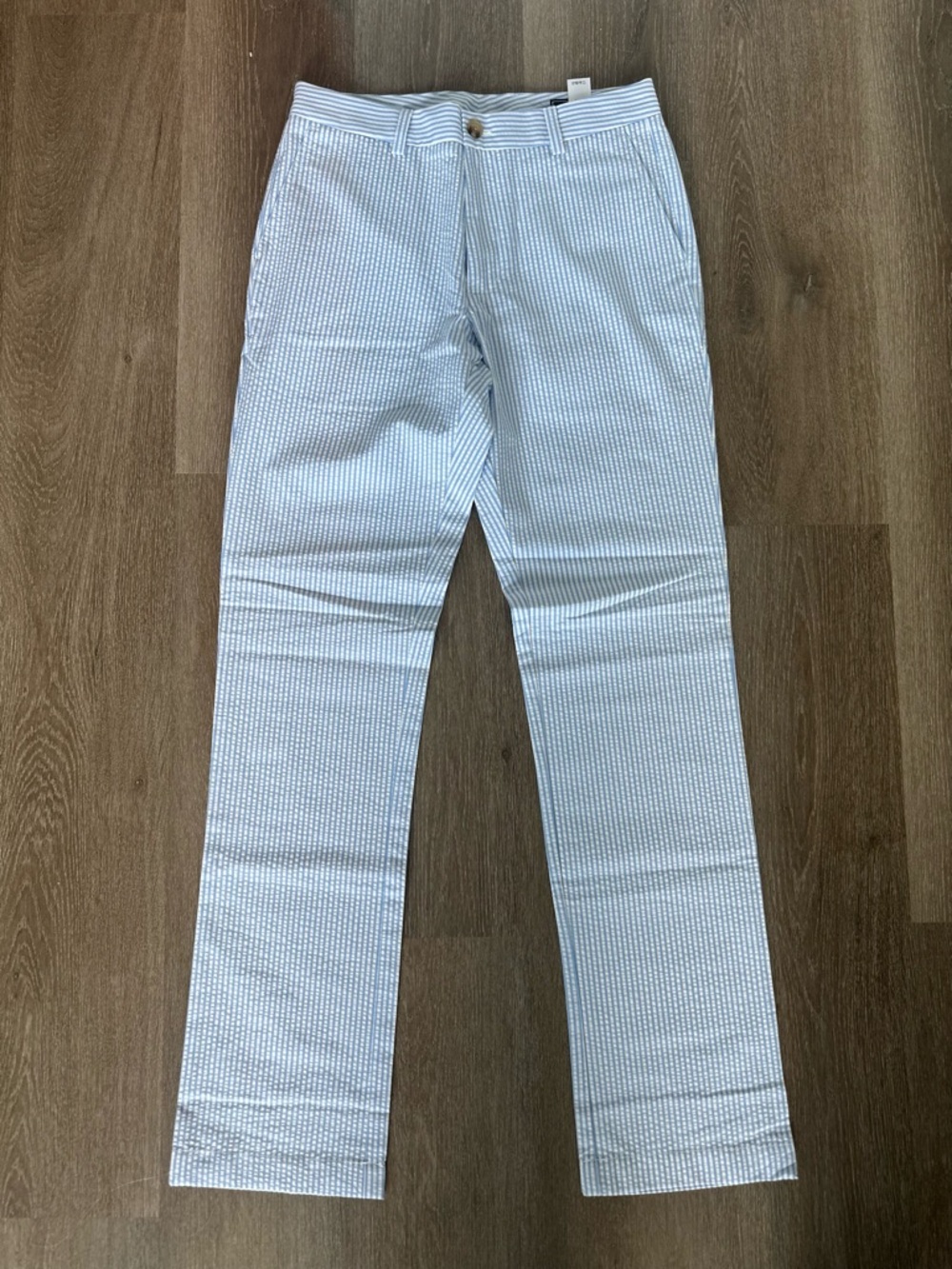 Vineyard Vines Blue and White Seersucker Breaker Pants